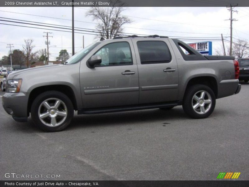 Graystone Metallic / Ebony 2009 Chevrolet Avalanche LT