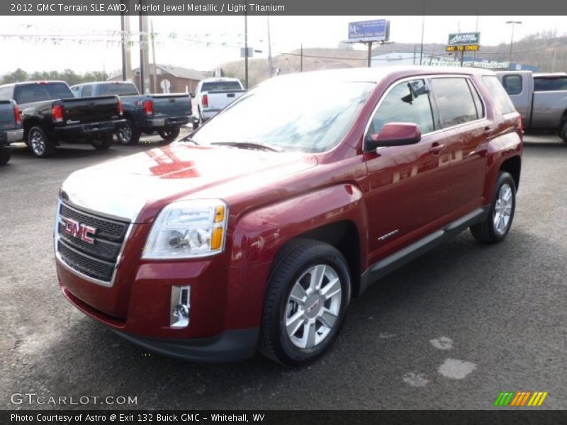 Merlot Jewel Metallic / Light Titanium 2012 GMC Terrain SLE AWD