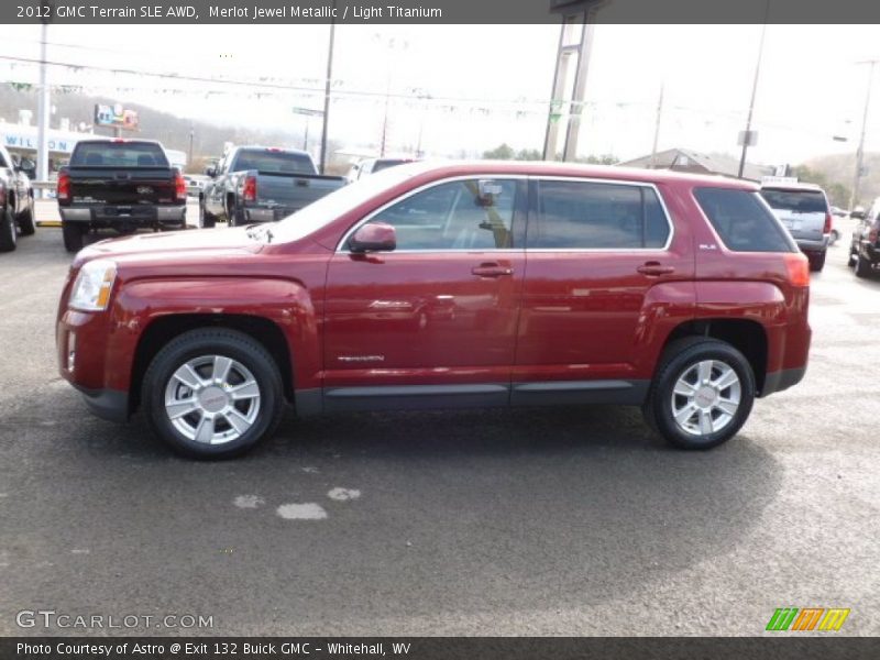 Merlot Jewel Metallic / Light Titanium 2012 GMC Terrain SLE AWD