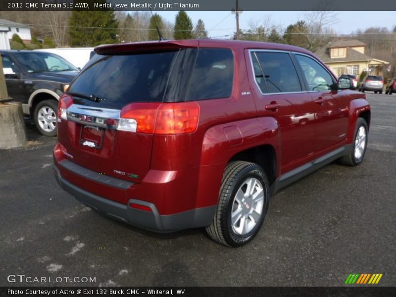 Merlot Jewel Metallic / Light Titanium 2012 GMC Terrain SLE AWD