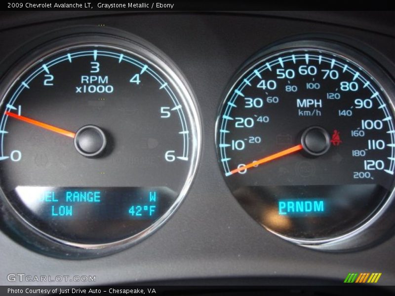 Graystone Metallic / Ebony 2009 Chevrolet Avalanche LT
