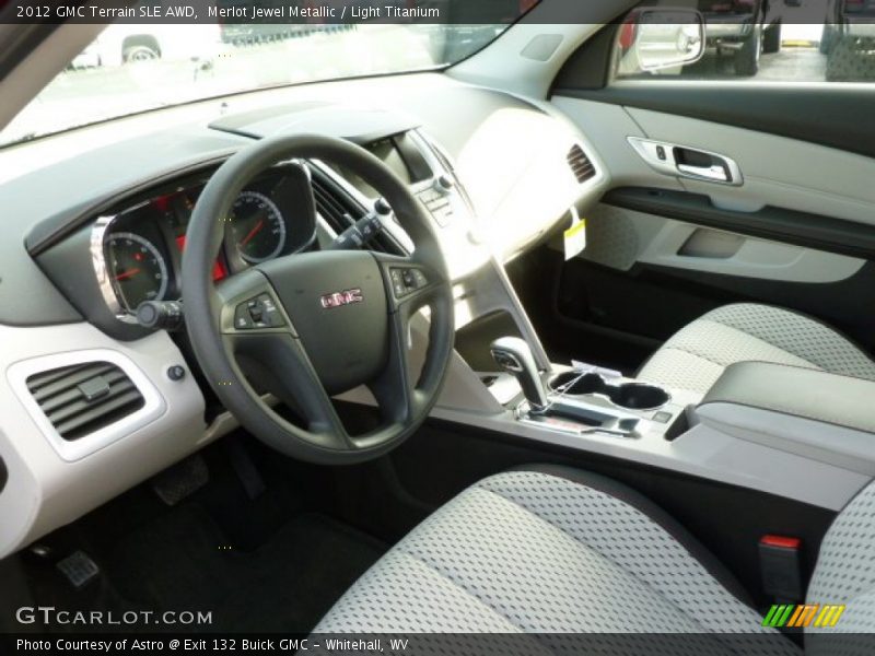 Merlot Jewel Metallic / Light Titanium 2012 GMC Terrain SLE AWD