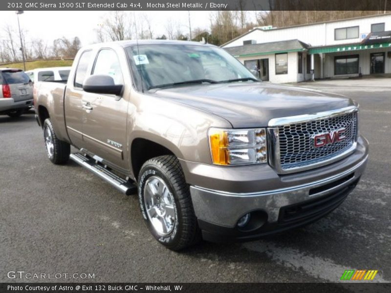 Mocha Steel Metallic / Ebony 2012 GMC Sierra 1500 SLT Extended Cab 4x4