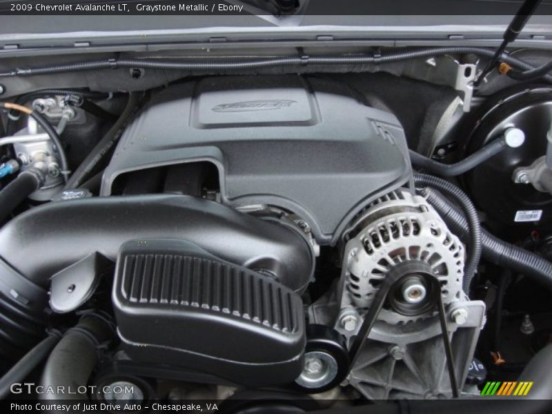 Graystone Metallic / Ebony 2009 Chevrolet Avalanche LT
