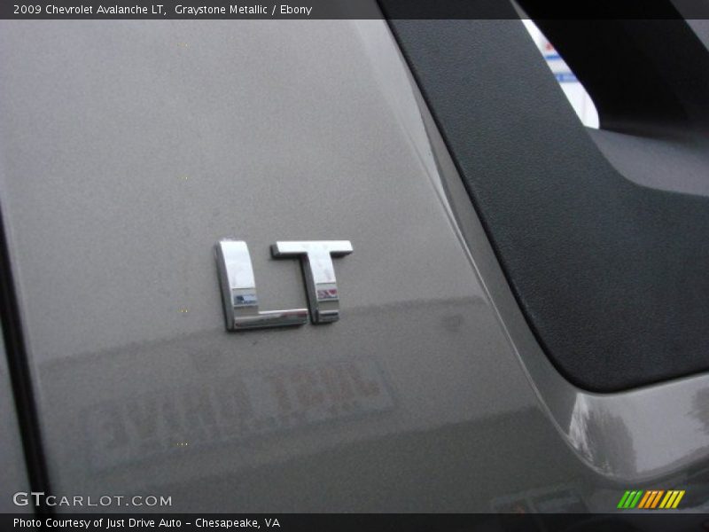 Graystone Metallic / Ebony 2009 Chevrolet Avalanche LT