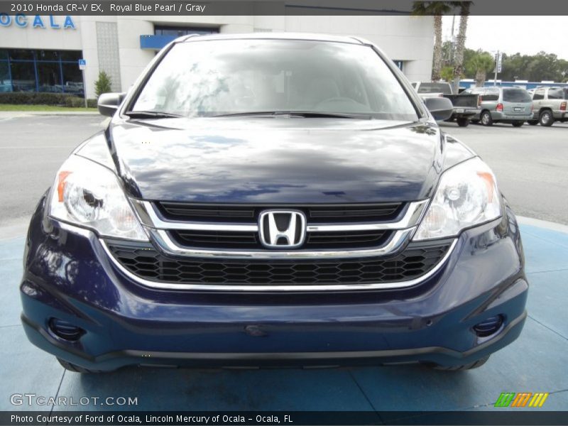 Royal Blue Pearl / Gray 2010 Honda CR-V EX