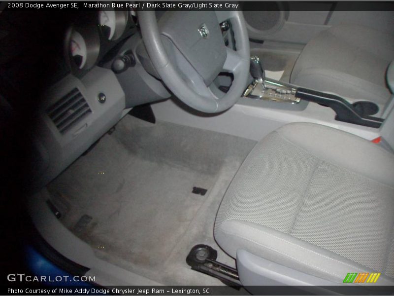 Marathon Blue Pearl / Dark Slate Gray/Light Slate Gray 2008 Dodge Avenger SE