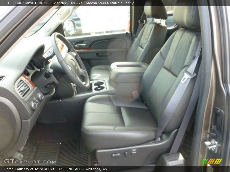  2012 Sierra 1500 SLT Extended Cab 4x4 Ebony Interior