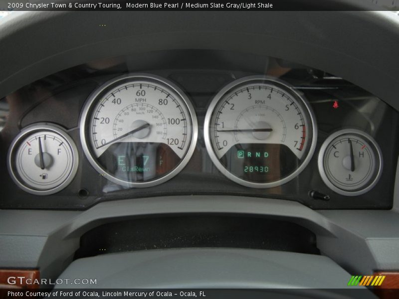  2009 Town & Country Touring Touring Gauges