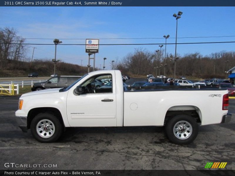  2011 Sierra 1500 SLE Regular Cab 4x4 Summit White
