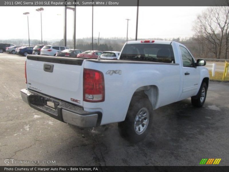 Summit White / Ebony 2011 GMC Sierra 1500 SLE Regular Cab 4x4