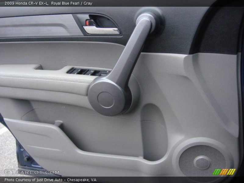 Royal Blue Pearl / Gray 2009 Honda CR-V EX-L
