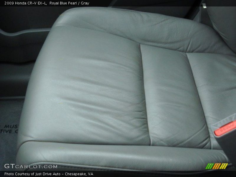 Royal Blue Pearl / Gray 2009 Honda CR-V EX-L