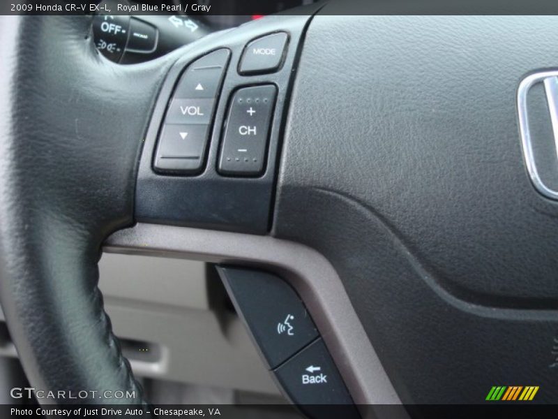 Controls of 2009 CR-V EX-L