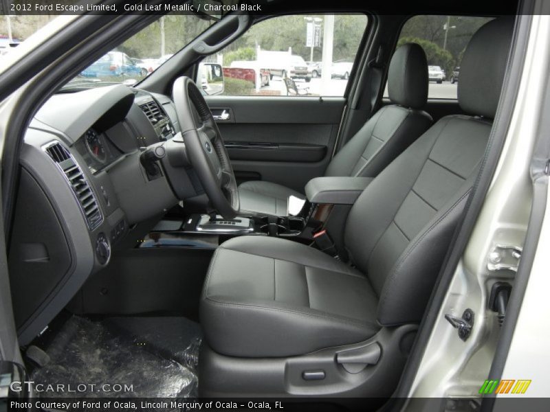 Gold Leaf Metallic / Charcoal Black 2012 Ford Escape Limited