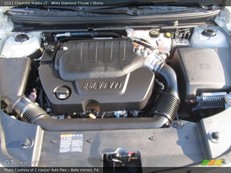 White Diamond Tricoat / Ebony 2011 Chevrolet Malibu LT