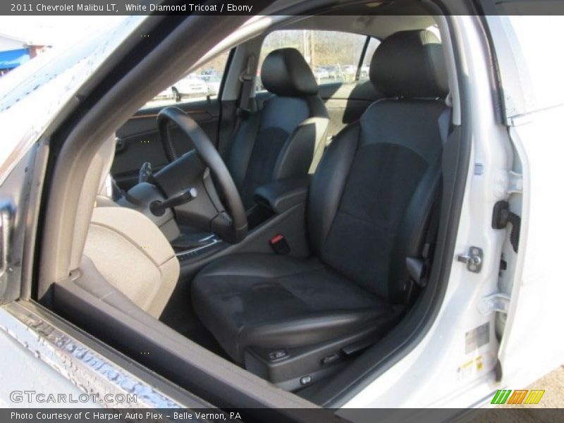 White Diamond Tricoat / Ebony 2011 Chevrolet Malibu LT
