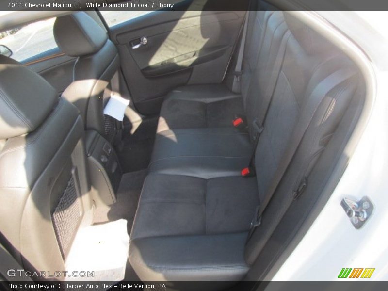 White Diamond Tricoat / Ebony 2011 Chevrolet Malibu LT