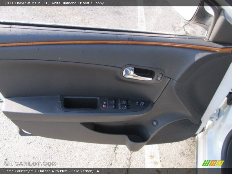 White Diamond Tricoat / Ebony 2011 Chevrolet Malibu LT