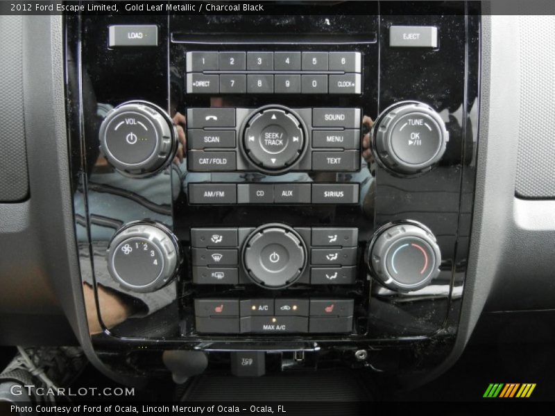 Gold Leaf Metallic / Charcoal Black 2012 Ford Escape Limited