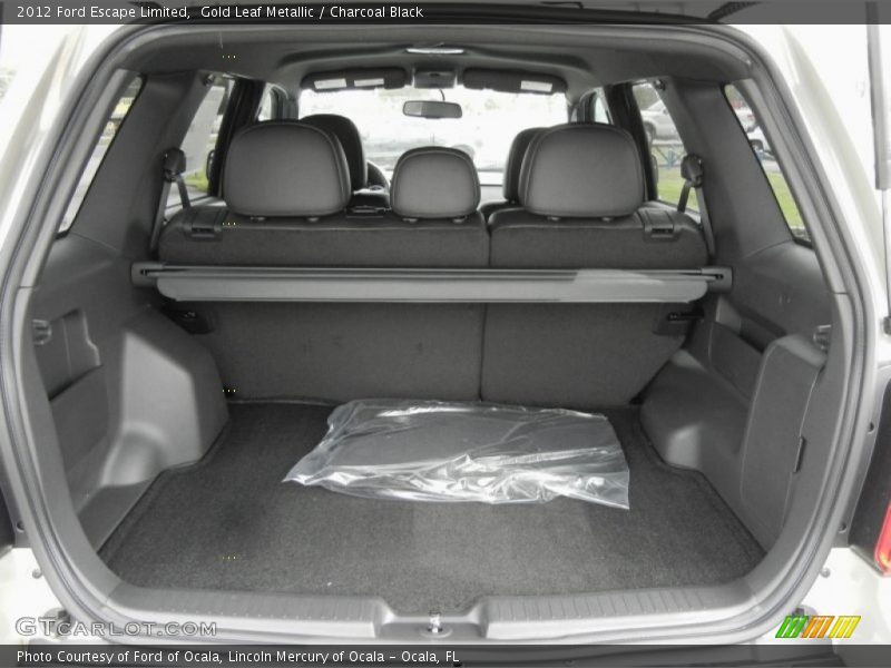 Gold Leaf Metallic / Charcoal Black 2012 Ford Escape Limited