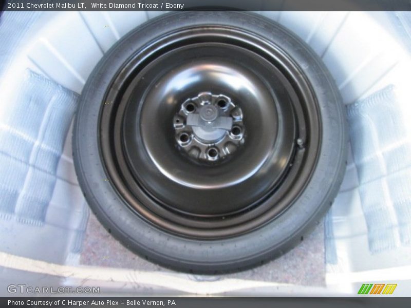 White Diamond Tricoat / Ebony 2011 Chevrolet Malibu LT