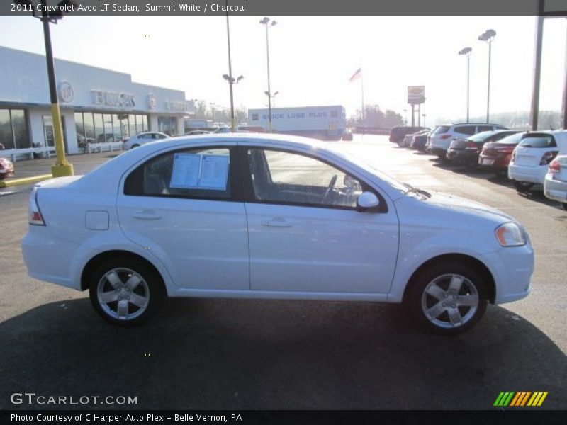 Summit White / Charcoal 2011 Chevrolet Aveo LT Sedan