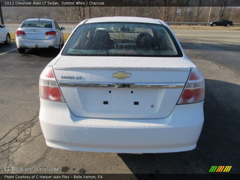 Summit White / Charcoal 2011 Chevrolet Aveo LT Sedan
