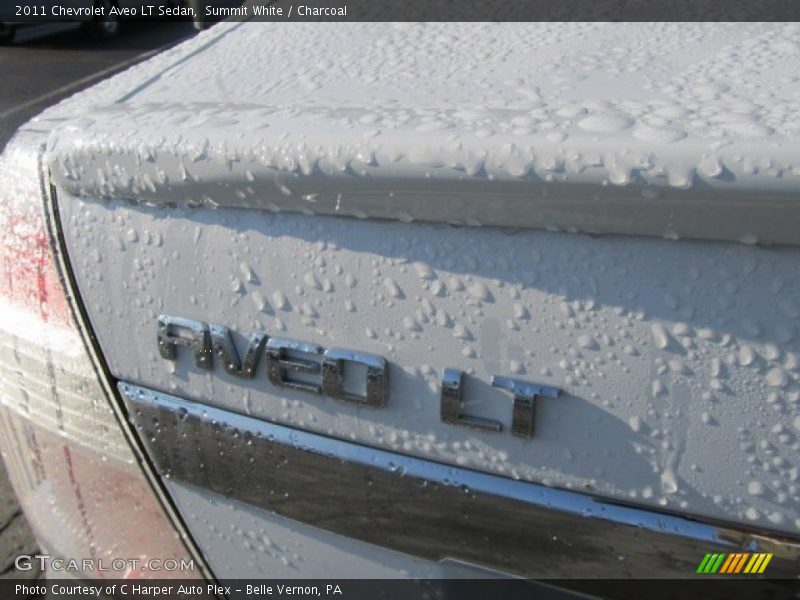 Summit White / Charcoal 2011 Chevrolet Aveo LT Sedan