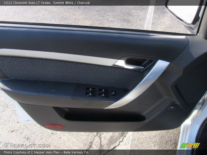 Summit White / Charcoal 2011 Chevrolet Aveo LT Sedan