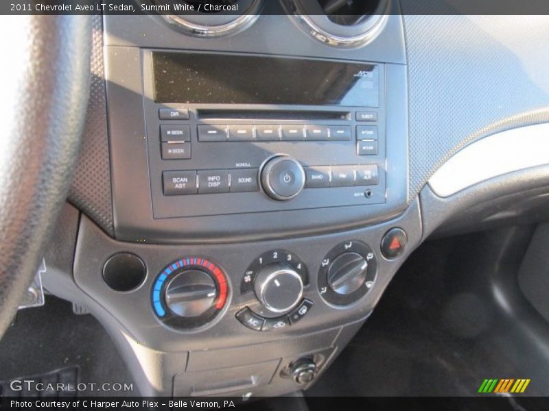 Summit White / Charcoal 2011 Chevrolet Aveo LT Sedan