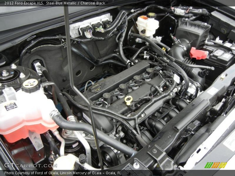 Steel Blue Metallic / Charcoal Black 2012 Ford Escape XLS