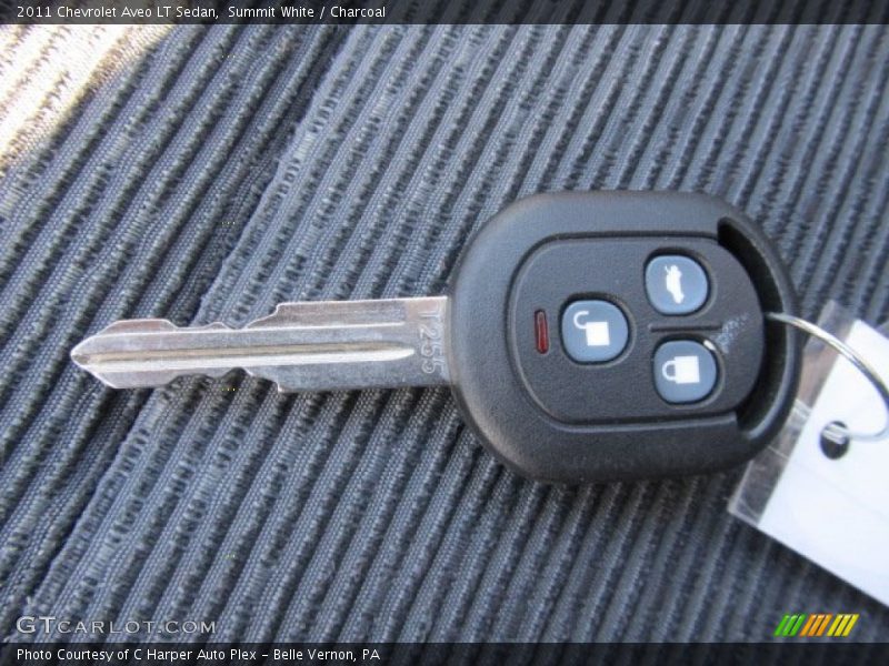 Summit White / Charcoal 2011 Chevrolet Aveo LT Sedan