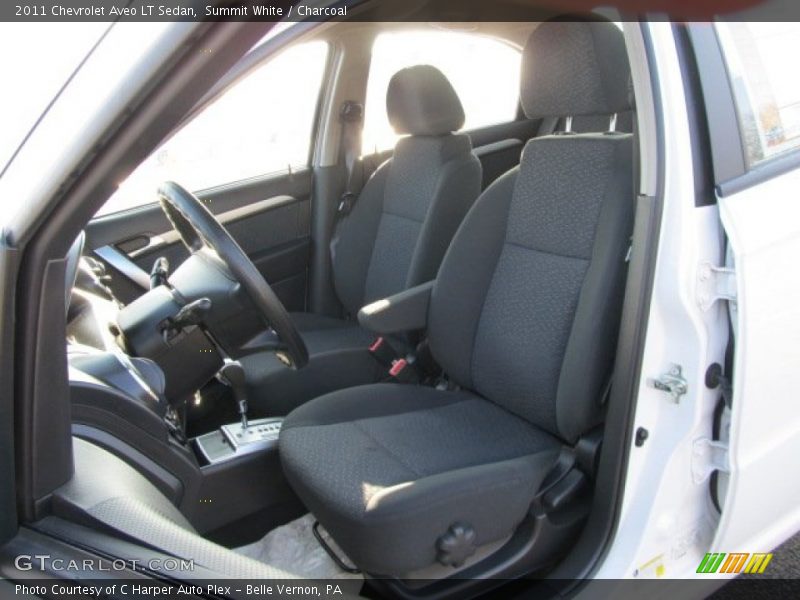 Summit White / Charcoal 2011 Chevrolet Aveo LT Sedan
