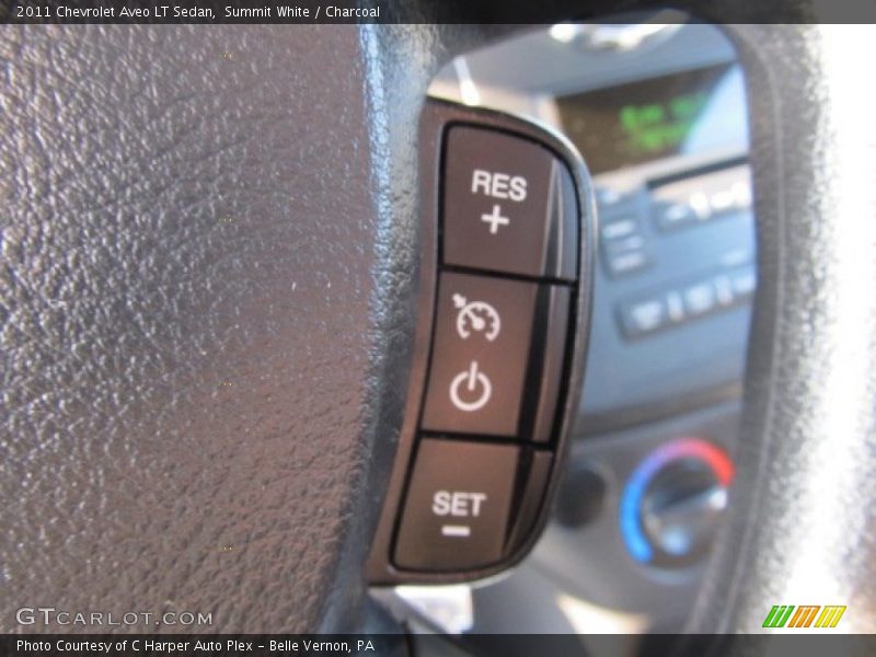 Summit White / Charcoal 2011 Chevrolet Aveo LT Sedan