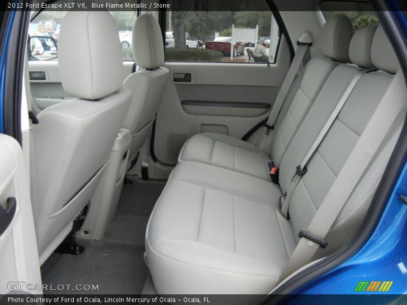 Rear Seat of 2012 Escape XLT V6