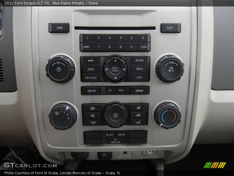 Controls of 2012 Escape XLT V6