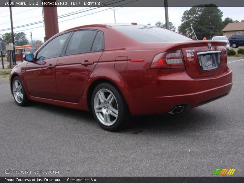 Moroccan Red Pearl / Parchment 2008 Acura TL 3.2