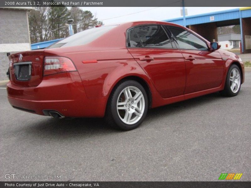 Moroccan Red Pearl / Parchment 2008 Acura TL 3.2