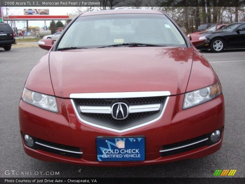 Moroccan Red Pearl / Parchment 2008 Acura TL 3.2