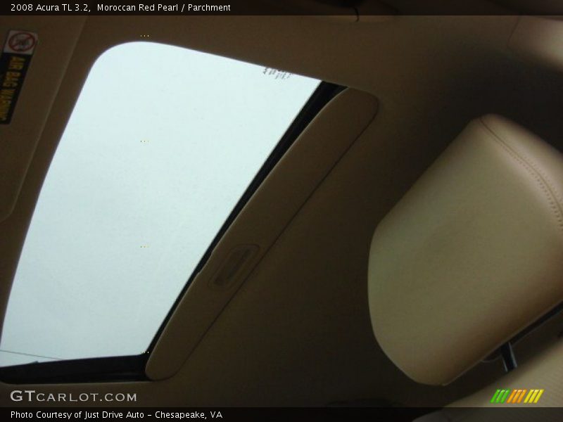 Moroccan Red Pearl / Parchment 2008 Acura TL 3.2