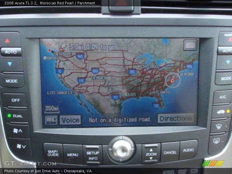 Navigation of 2008 TL 3.2