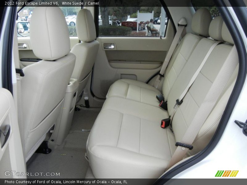 White Suede / Camel 2012 Ford Escape Limited V6