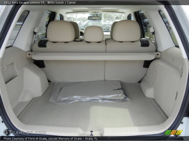 White Suede / Camel 2012 Ford Escape Limited V6