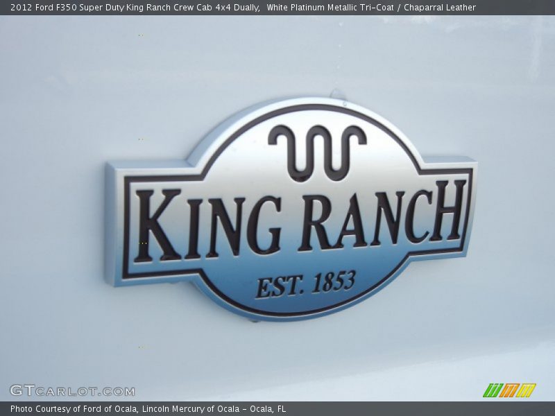  2012 F350 Super Duty King Ranch Crew Cab 4x4 Dually Logo