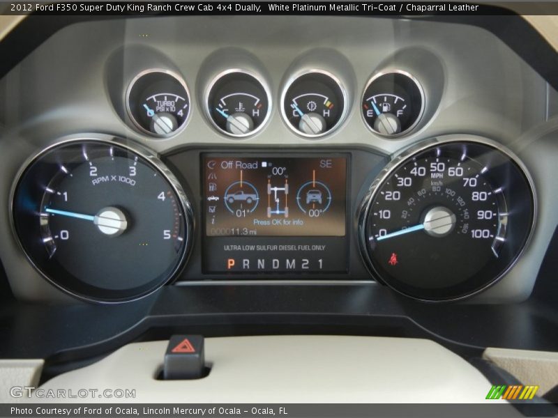  2012 F350 Super Duty King Ranch Crew Cab 4x4 Dually King Ranch Crew Cab 4x4 Dually Gauges