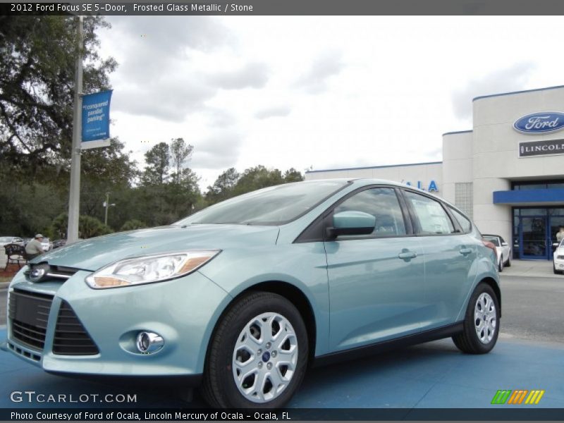 Frosted Glass Metallic / Stone 2012 Ford Focus SE 5-Door