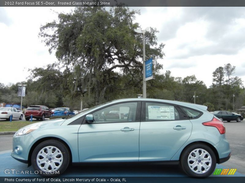 Frosted Glass Metallic / Stone 2012 Ford Focus SE 5-Door