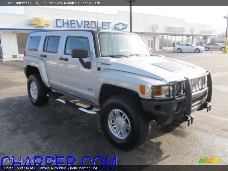 Boulder Gray Metallic / Ebony Black 2007 Hummer H3 X