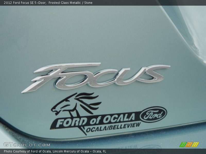 Frosted Glass Metallic / Stone 2012 Ford Focus SE 5-Door